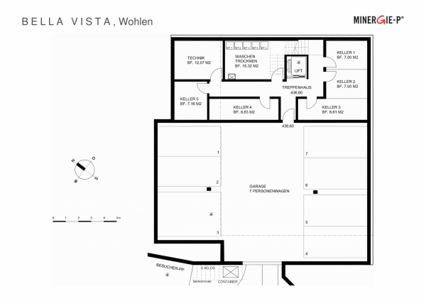Plan Mehrfamilienhaus Untergeschoss